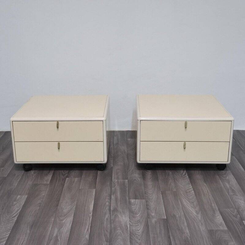 Modern Hennè Nightstands by George Coslin for Longato, 1970s, Set of 2