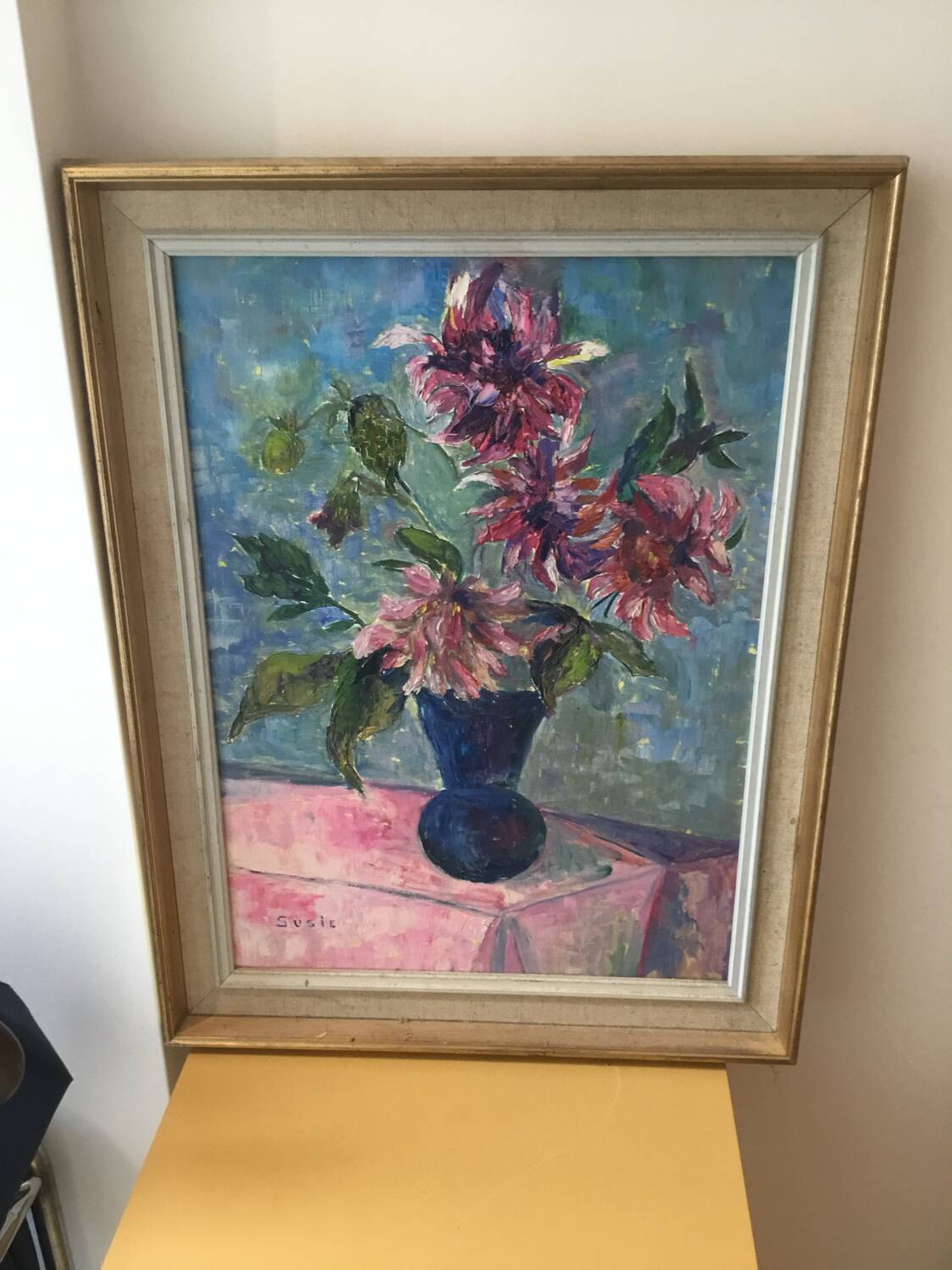 Oil painting table