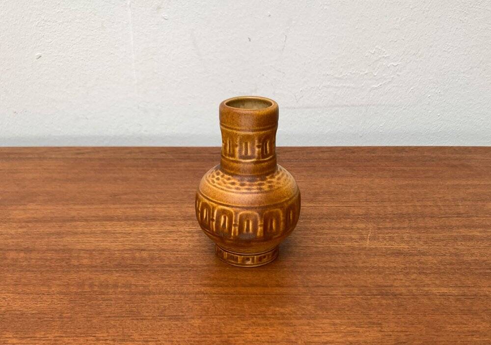 West German pottery vase by Scheurich, mid-century, 1960s.