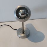 Adjustable wall lamp in brushed aluminum 1960/70