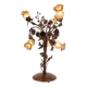 Lampe à poser en fer forgé massif brutaliste