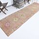 3x12 Blush Pink Vintage Runner Rug, 92x355Cm