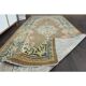 Vintage Turkish Oushak Handmade Wool Cotton Brown Runner Rug 127x310
