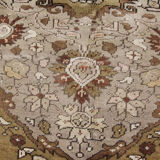 Antique anatolian turkish carpet handwoven wool rug