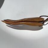 Cutlery exotic wood salad