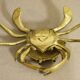 Crab ashtray in brass 1970