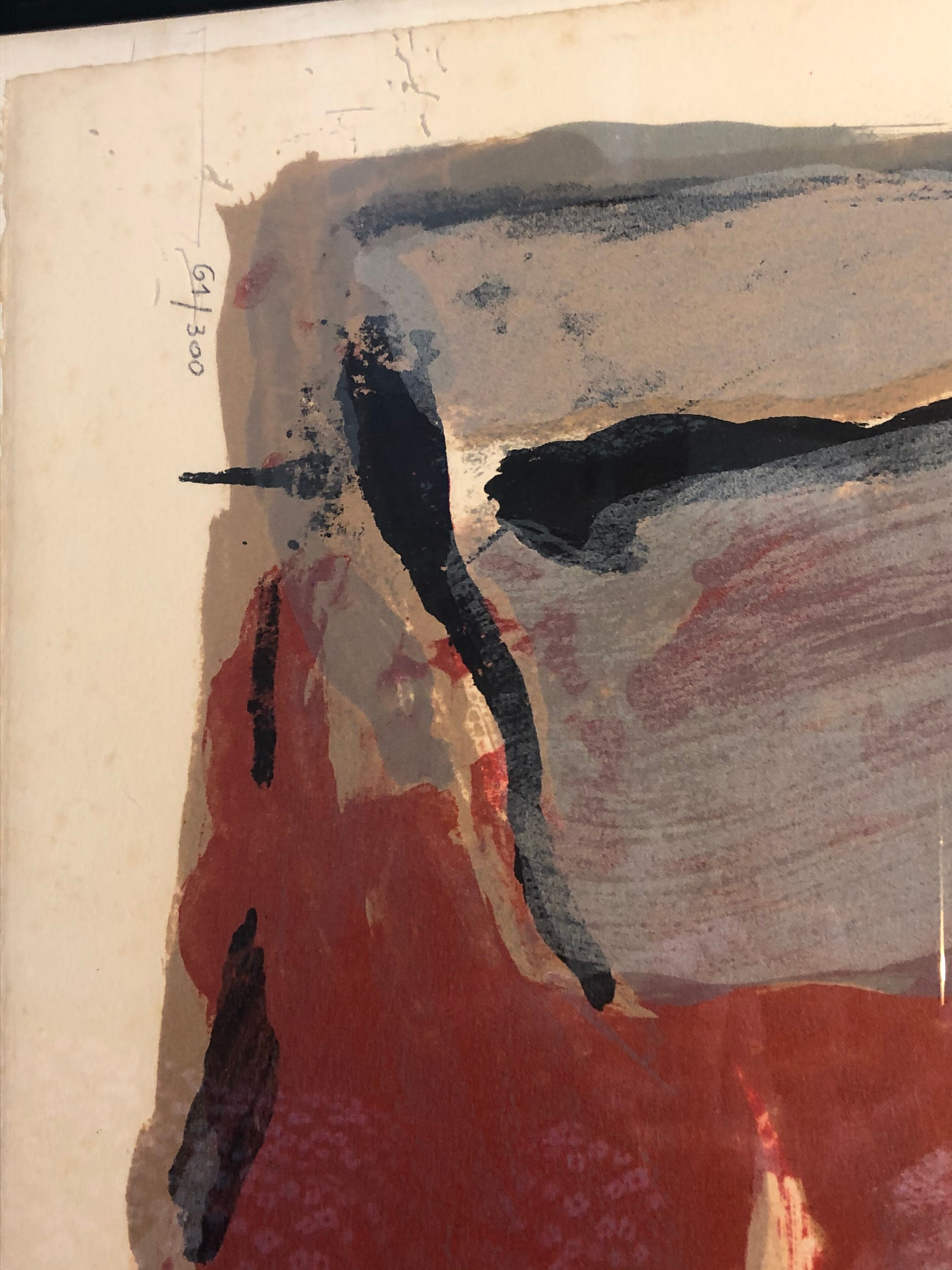 Lithograph Head of Bram Van Velde