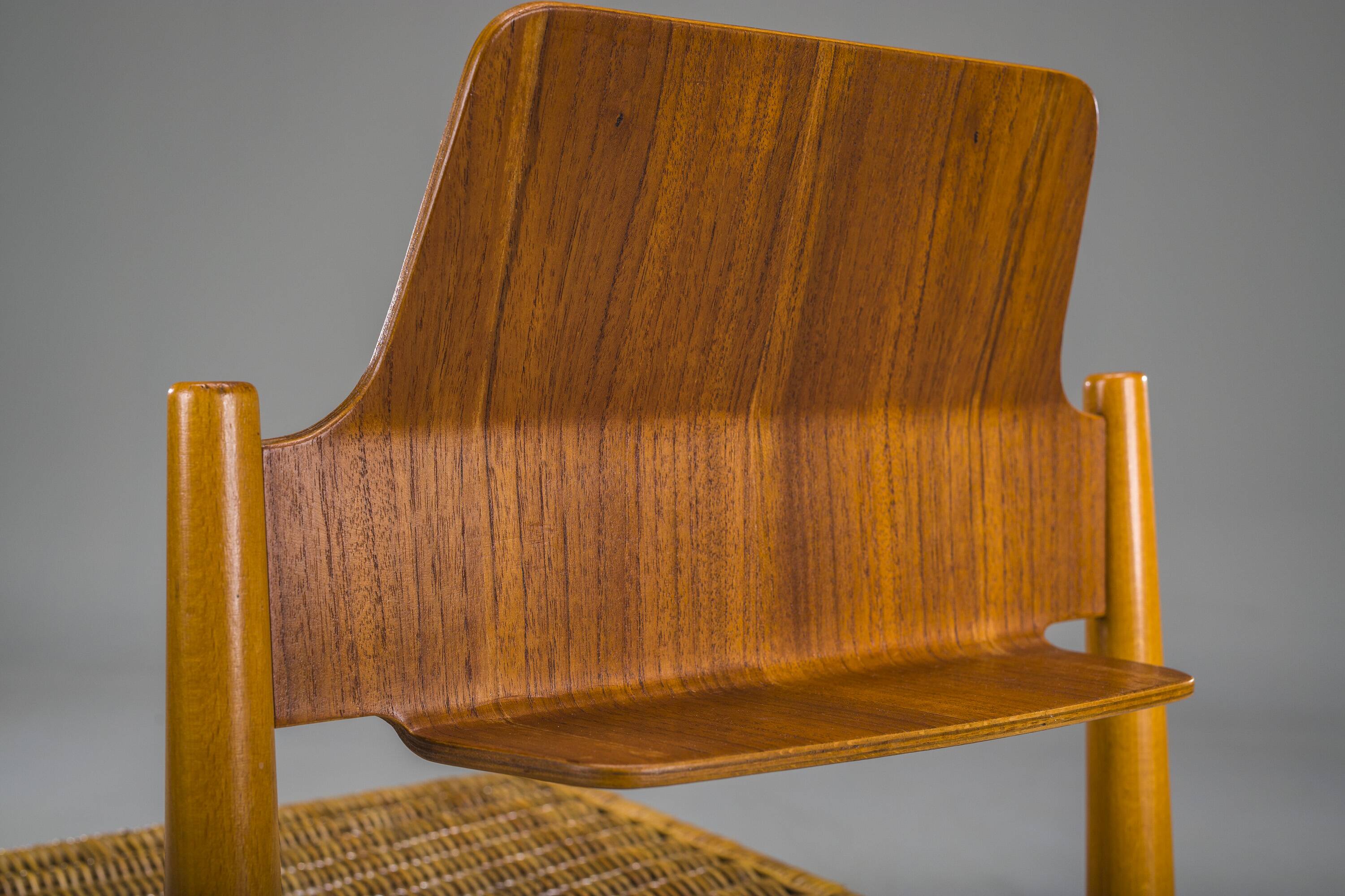 Bauhaus SE19 Chair by Egon Eiermann for Wilde + Spieth, 1950s