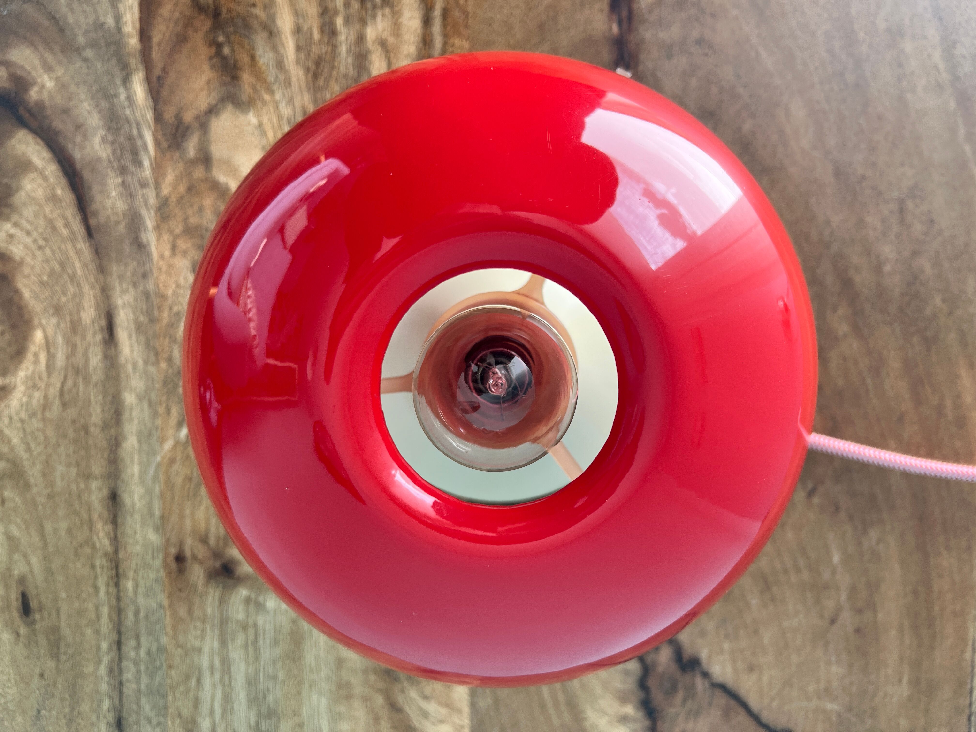 Red mushroom lamp 1970