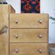 Asymmetrical art deco dresser