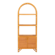 Armoire vintage en bambou et rotin, années 1980