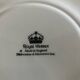 Royal Wessex red English dinner plate