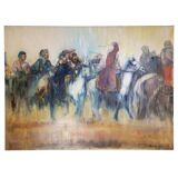 Painting – Riders & Horses, Béatrice Farge