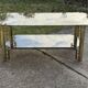 Vintage brass and glass coffee table, 1970s