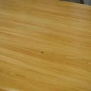 Solid elm table in the style of Maison Regain, 1970s