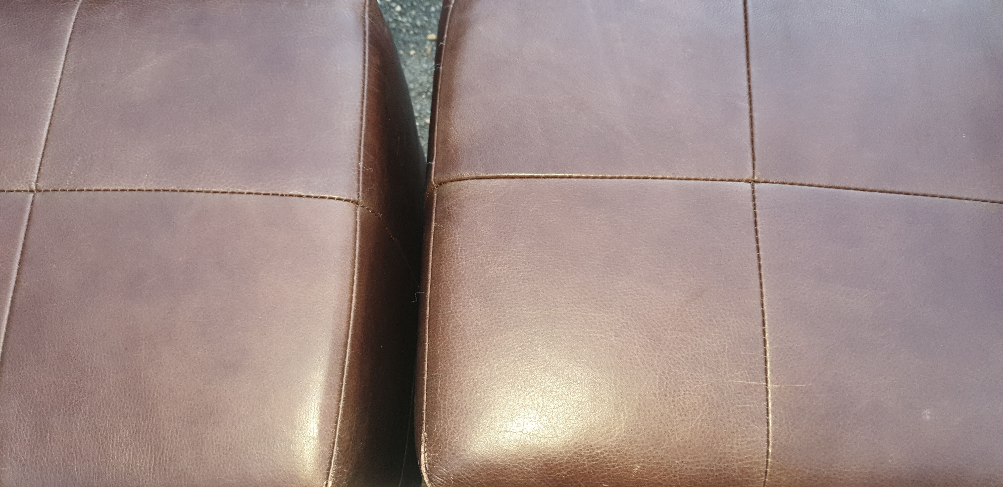 Poufs cuir