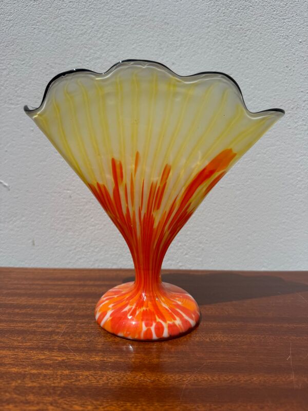 Vase éventail Franz Welz Art Déco