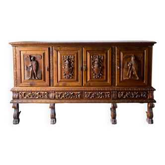 Medieval buffet / sideboard in Spanish Renaissance style