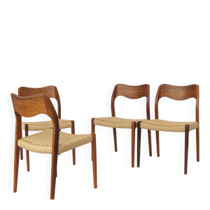 4 des 6 chaises Niels - milieu