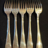 Set of 11 antique place settings – Saglier Frères & Cie, silversmiths in Paris