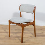 Mid Century Teak Model 42 Dining Chairs by Kai Kristiansen for Schou Andersen, 1960s, Set of 4