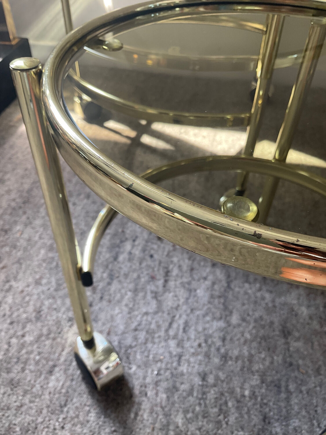 Series of 3 vintage nesting tables from the 70s-80s