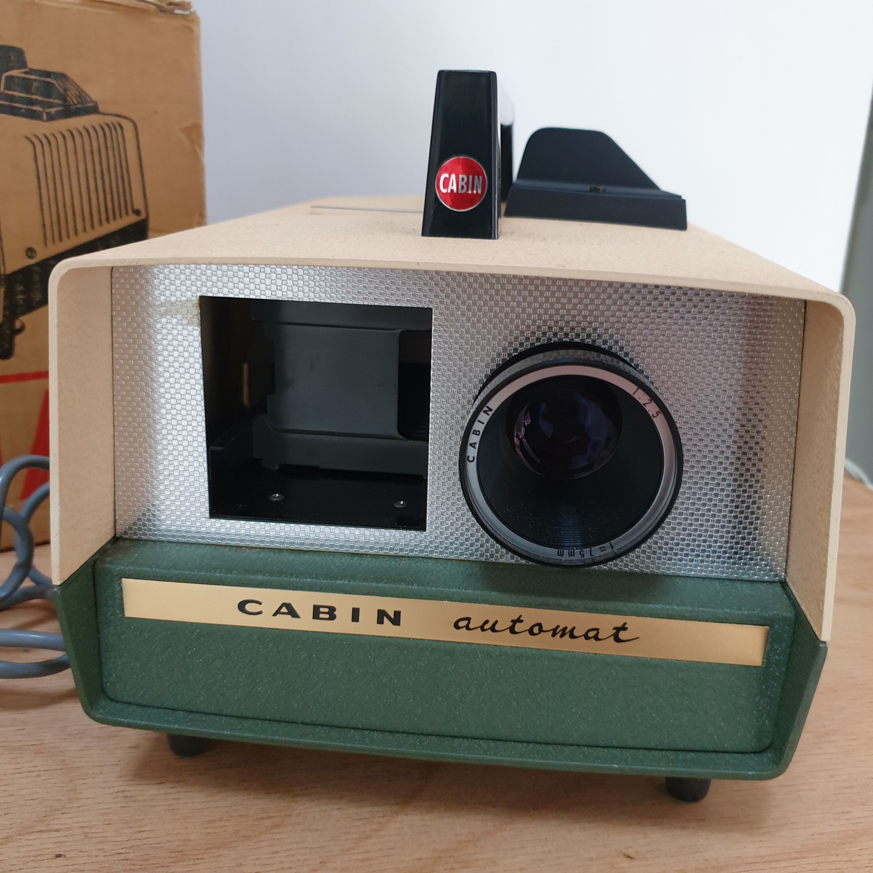 Vintage slide projector