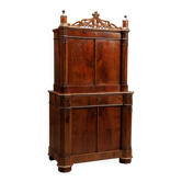 Cabinet piémontais ancien en bois, Italie, XIXe siècle