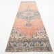 3x10 Rug For Hallway Pale Red Oriental Vintage Runner Rug 91x315Cm