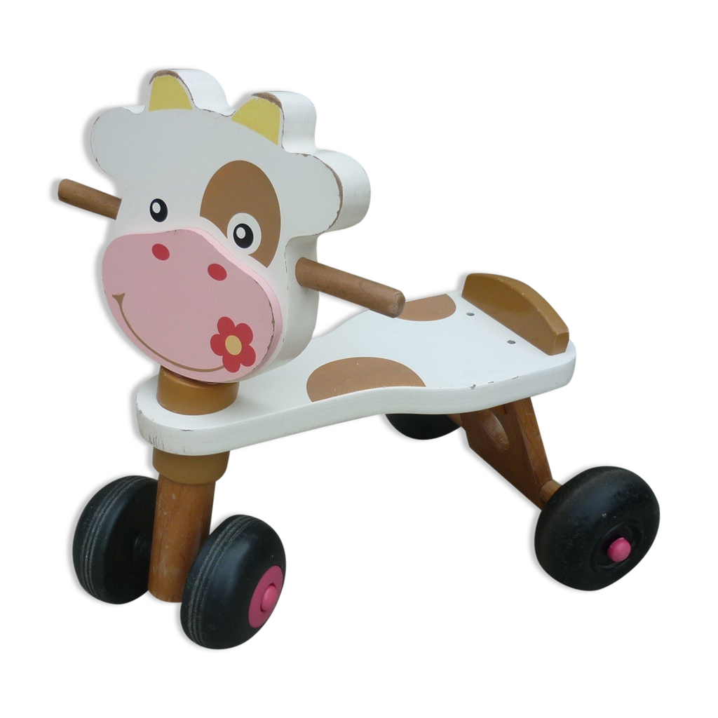 Trotteur Porteur Bébé Trotteur Vache Bois Vache Trotteur Moobert