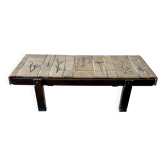 Table basse Roger Capron en céramique Vallauris – Années 60