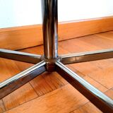 Space age 1970 coat rack in chromed metal and Bakelite