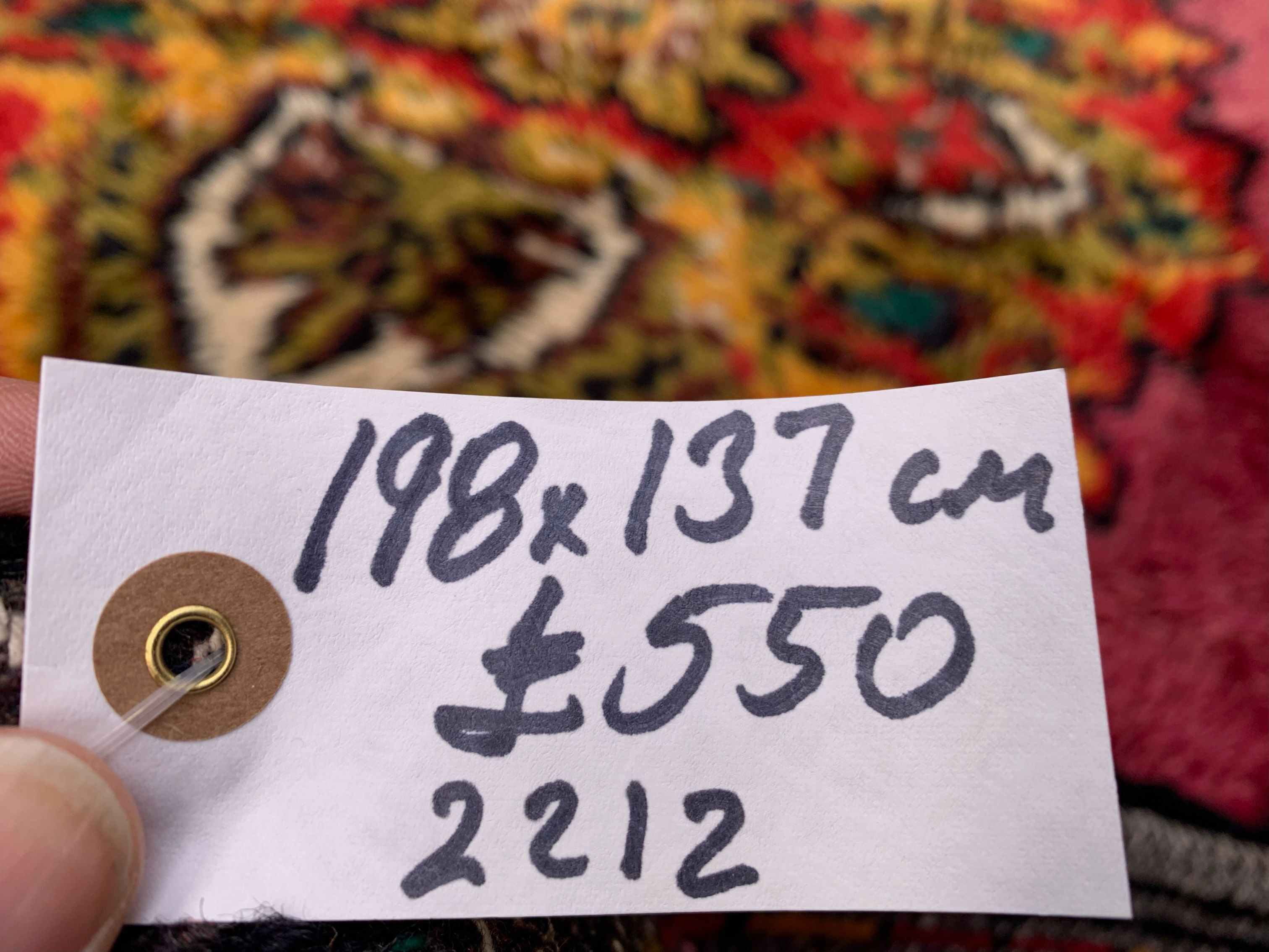 Moroccan berber rug 198x137cm