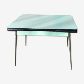 Table formica vert pastel