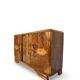 Italian Art deco burl walnut sideboard, of great quality.