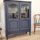 Glass cabinet bookcase