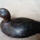 canard décoratif en bois sculpté