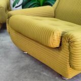 Complete living room Space Age Atlantis olive green 1970