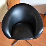 Pivoting armchair 60s 70s