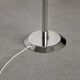 Vintage Swedish Chrome & White Acrylic Floor Lamp from Nybro Armaturfabrik