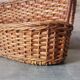 Porte-bouteilles osier vintage