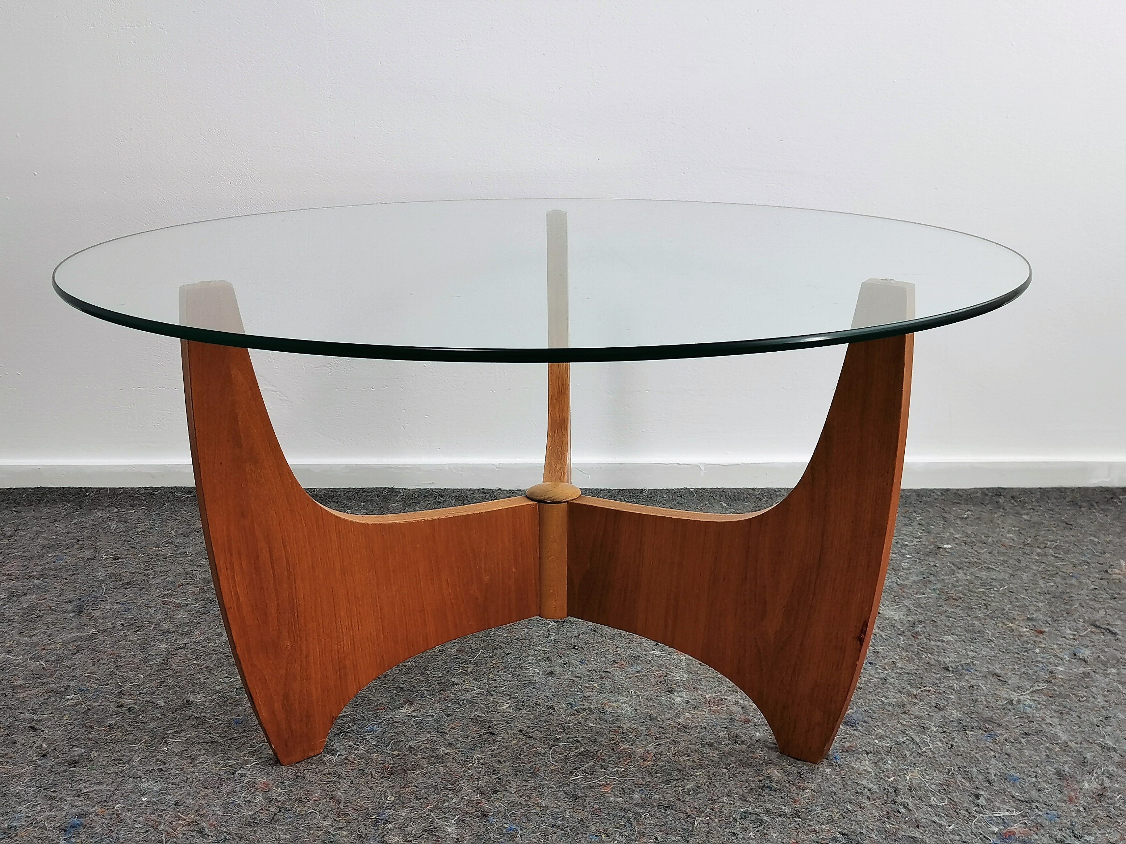 Teak Veneer Coffee Table 1960's