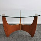 Table à café teak Veneer 1960