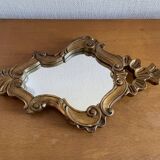 Golden mirror 28x44cm