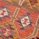 Turkish Handwoven Vintage Herki Kilim 97 cm x 325 cm