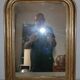 Old mirror louis Phillipe style gilded 670 mm x 510 mm