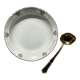 Vintage hollow dish in floral earthenware Moulin des Loups model "Cordoue"