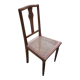 Chaise bois et cannage art-déco
