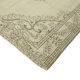 Handwoven rustic anatolian beige carpet 177 cm x 291 cm
