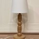 Solid wood lamp scandinavian design 1960.